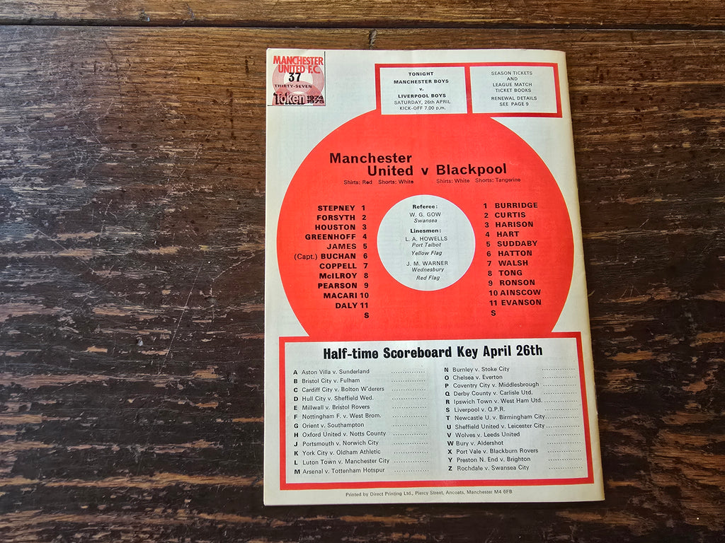 ENGLAND V YUGOSLAVIA