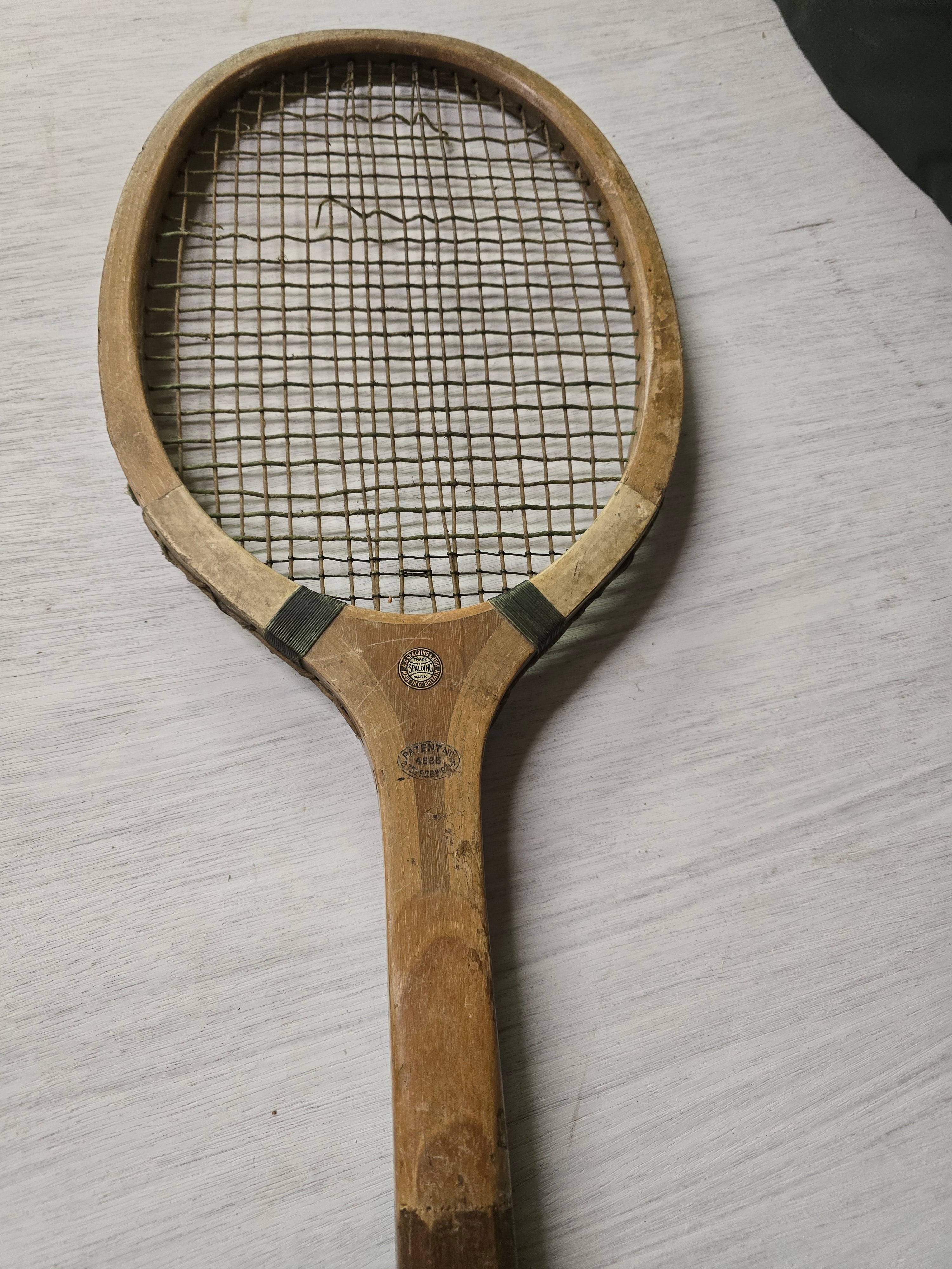 A.G.Spalding vintage tennis racket.