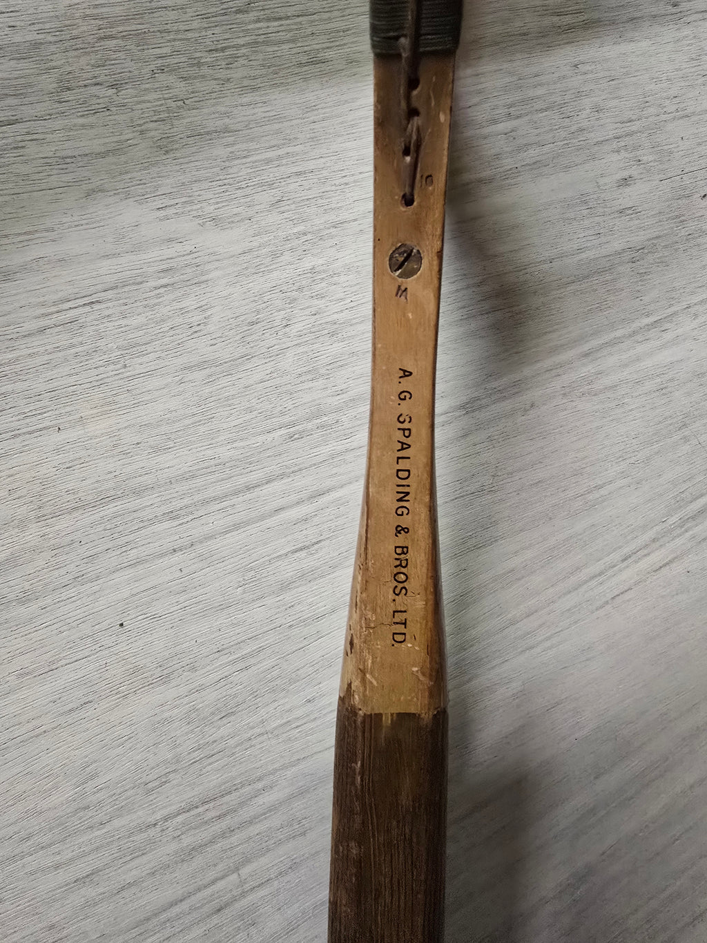 A.G.Spalding vintage tennis racket.