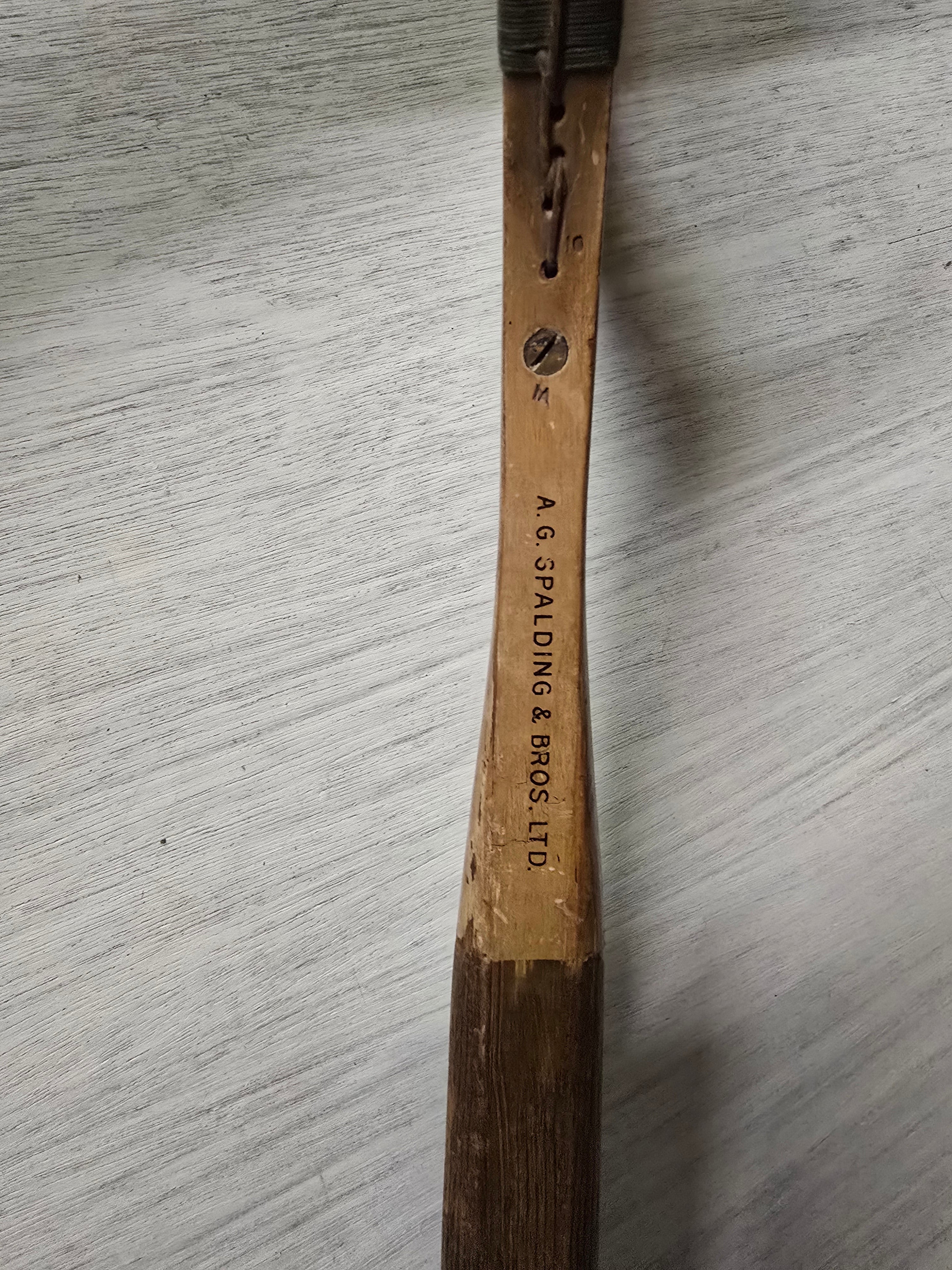 A.G.Spalding vintage tennis racket.