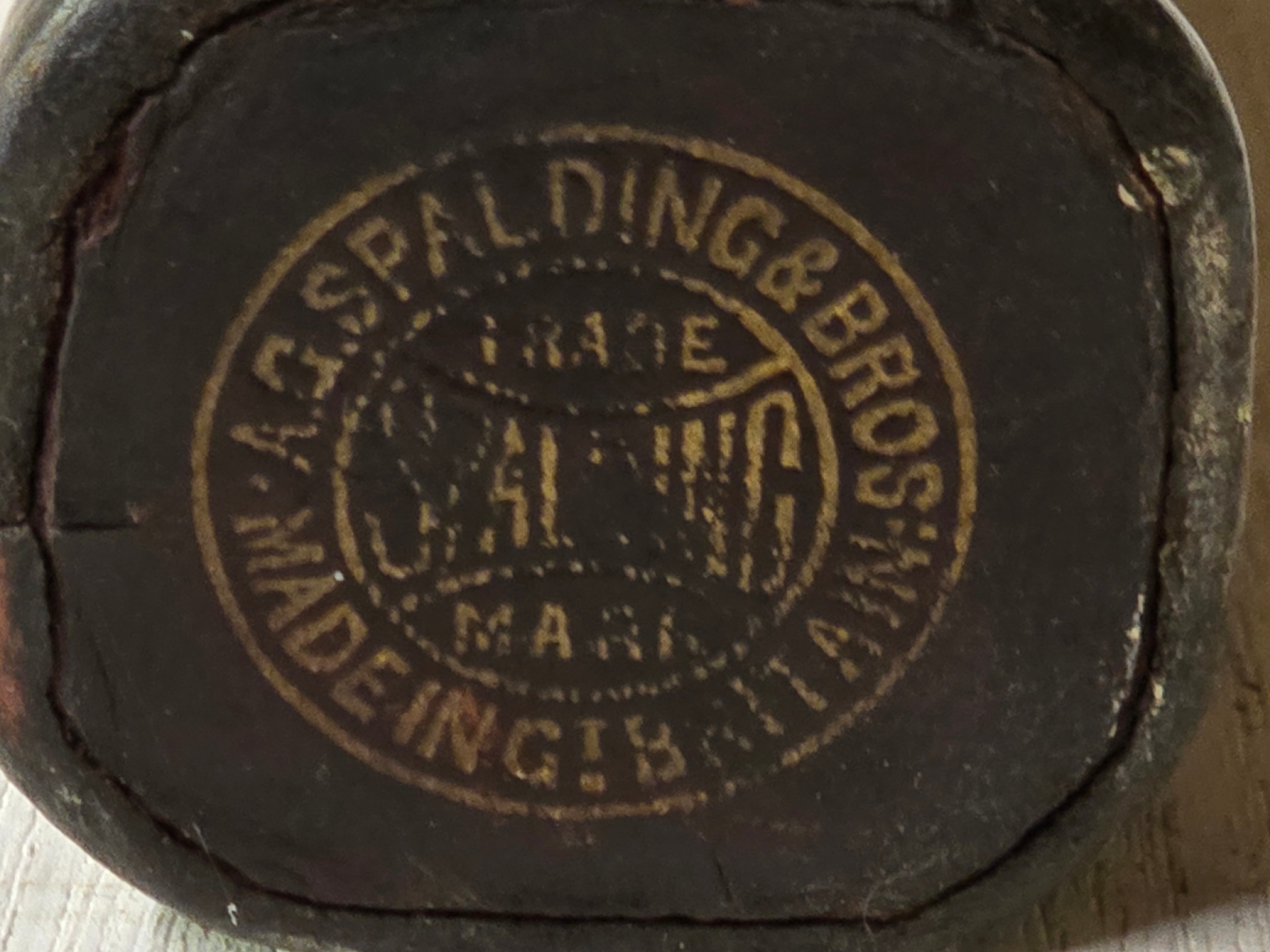 A.G.Spalding vintage tennis racket.