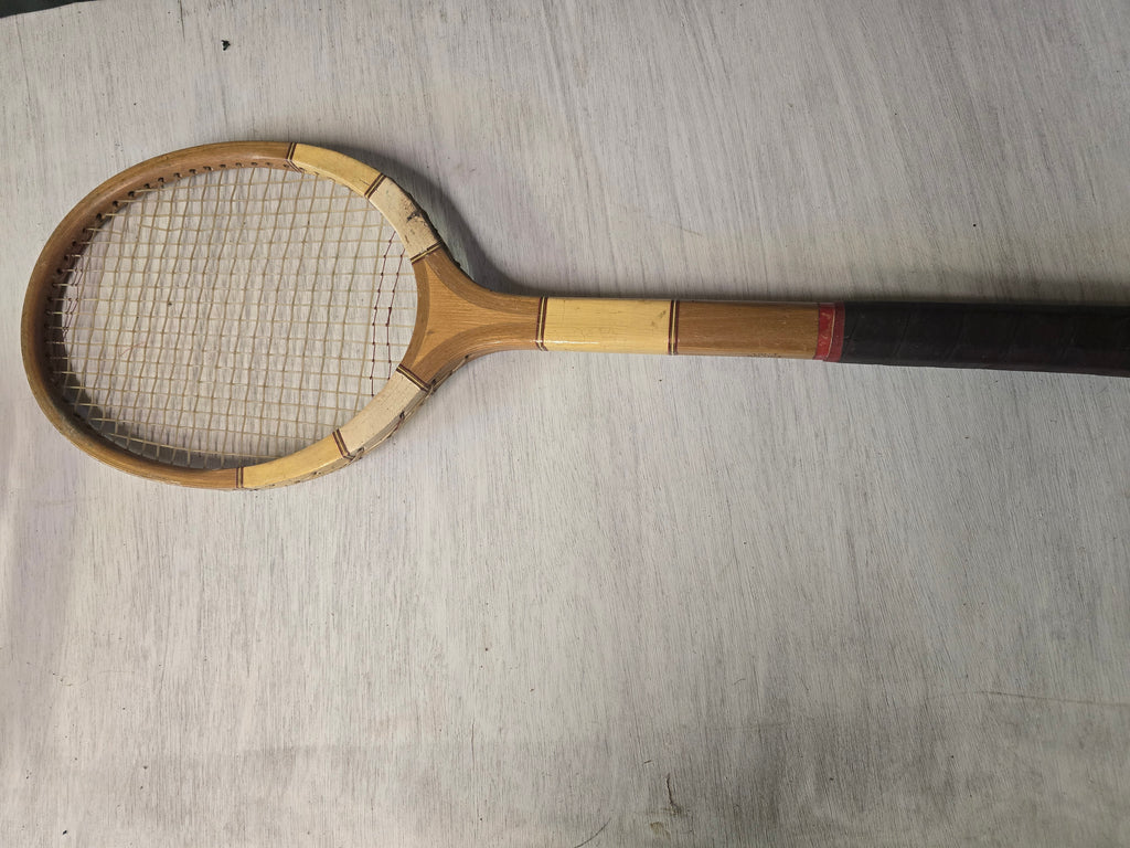 Vintage tennis racket 1900